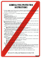 DB002 General Fire - protection instructions Instrukcja