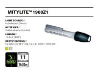 1900Z1 Peli MityLite, ATEX Strefa 1, żółta