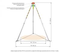 !Trójnóg TM-9 z wyciągarką RUP502 wersja osobowa