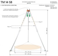 Trójnóg TM 14-SB statyw bezpieczeństwa