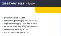 Zestaw poduszek 1/23 1bar