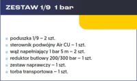 Zestaw poduszek 1/9 1bar