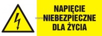 HB001 Nie dotykać urządzenie elektryczne