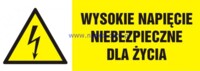 HB001 Nie dotykać urządzenie elektryczne