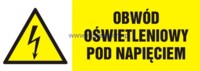 HB001 Nie dotykać urządzenie elektryczne