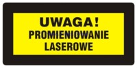 KB001 Ostrzeżenie przed promieniami laserowymi