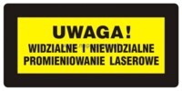 KB001 Ostrzeżenie przed promieniami laserowymi