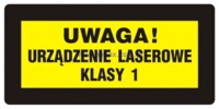 KB001 Ostrzeżenie przed promieniami laserowymi