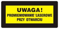 KB001 Ostrzeżenie przed promieniami laserowymi