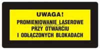 KB001 Ostrzeżenie przed promieniami laserowymi