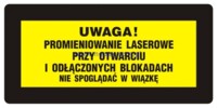 KB001 Ostrzeżenie przed promieniami laserowymi