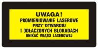 KB001 Ostrzeżenie przed promieniami laserowymi