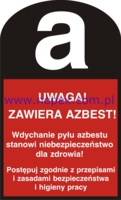 LA004 Znak Substancja wysoce łatwopalna F