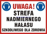 NC002 Znak Strefa zagrożenia wybuchem