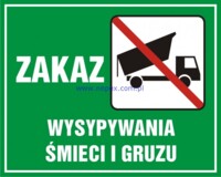 OB005 Znak Teren zagrożony pożarem