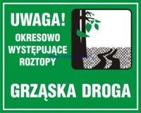 OB005 Znak Teren zagrożony pożarem