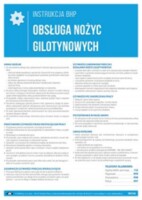 INS136 Instrukcja BHP Obsługa nożyc gilotynowych