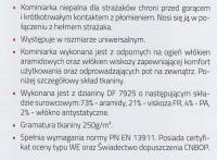 Kominiarka strażacka SU-21 granatowa CNBOP