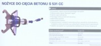 Kruszarka nożyce do betonu Lukas S531CC