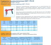 Prądownica wysokociśnieniowa HDP1 PN40-AWG