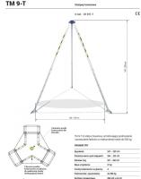Trójnóg towarowy TM9-NT z wyciągarką RUP-502T udźwig 500