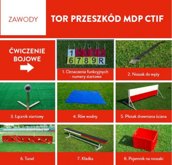 Sprzęt do toru przeszkód MDP CTIF