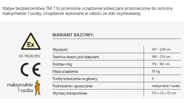 Trójnóg ratowniczy TM7