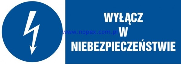 HF001 Wyłącz w niebezpieczeństwie