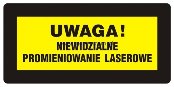 KB001 Ostrzeżenie przed promieniami laserowymi