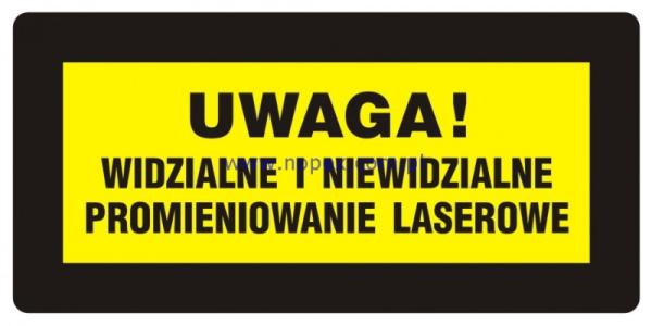 KB001 Ostrzeżenie przed promieniami laserowymi