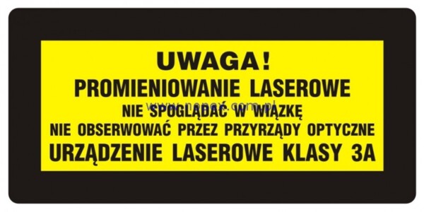 KB001 Ostrzeżenie przed promieniami laserowymi