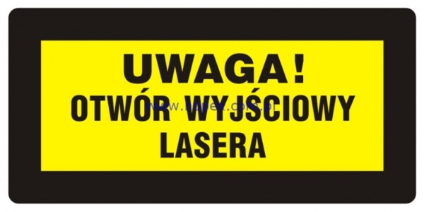 KB001 Ostrzeżenie przed promieniami laserowymi