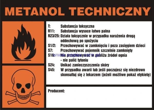 LA004 Znak Substancja wysoce łatwopalna F