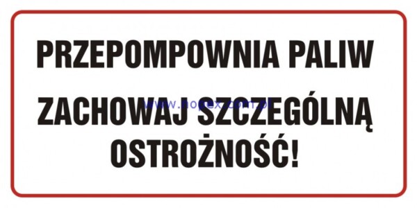 NC002 Znak Strefa zagrożenia wybuchem