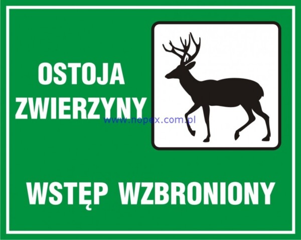 OB005 Znak Teren zagrożony pożarem