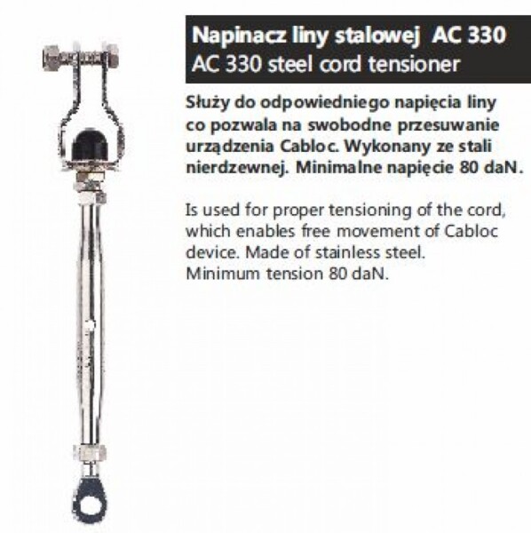 Cabloc AC330 Napinacz liny stalowej