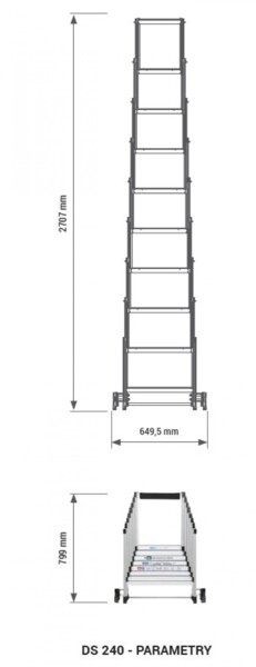 Drabina teleskopowa DS 240