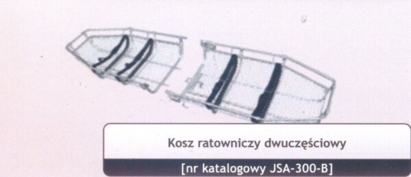 Nosze koszowe JSA-300-B ażurowe dwuczęściowe bez zawies