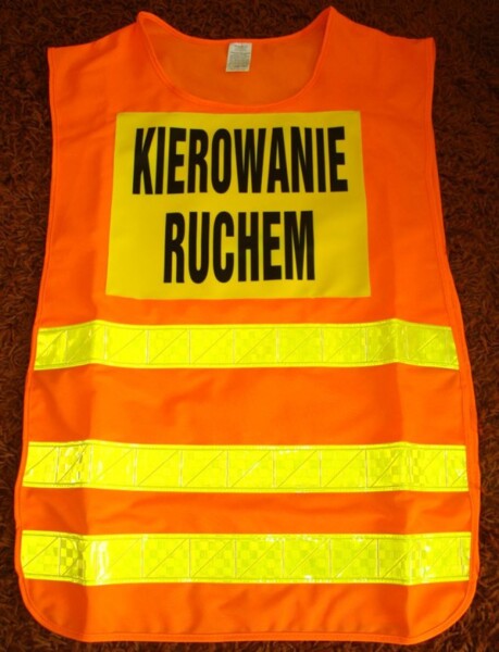 Kamizelka narzuta Kierowanie ruchem