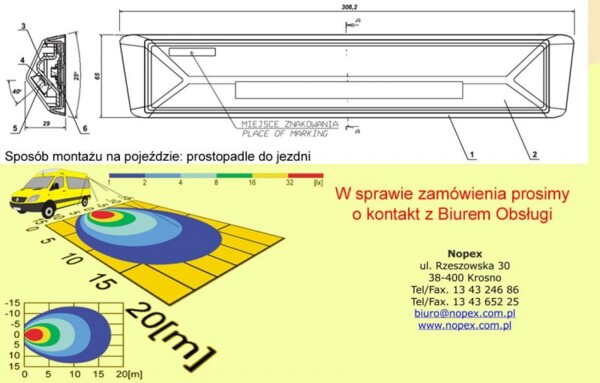 Lampa STARLIGHT 12/24V (światło białe)