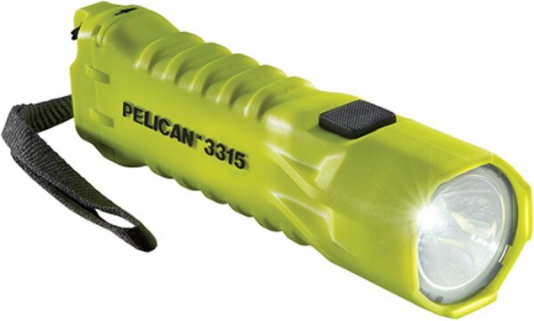 3315 Peli latarka LED, ATEX Strefa 0, żółta