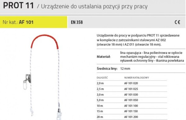 Urządzenie do ustalania pozycji PROT 11 | 10M